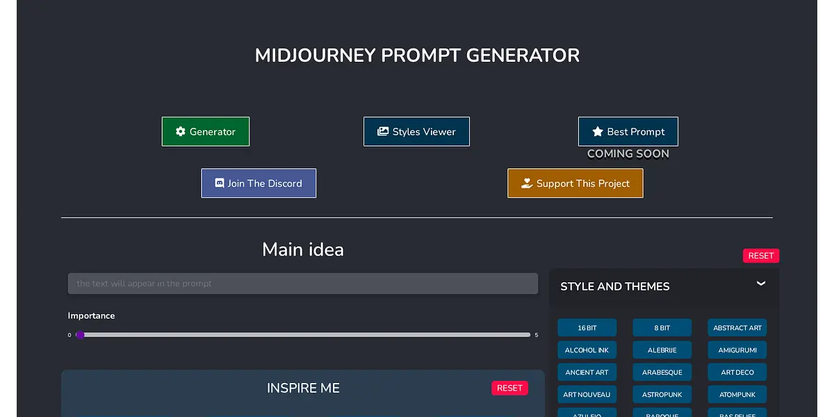 MidJourney Prompts Journey