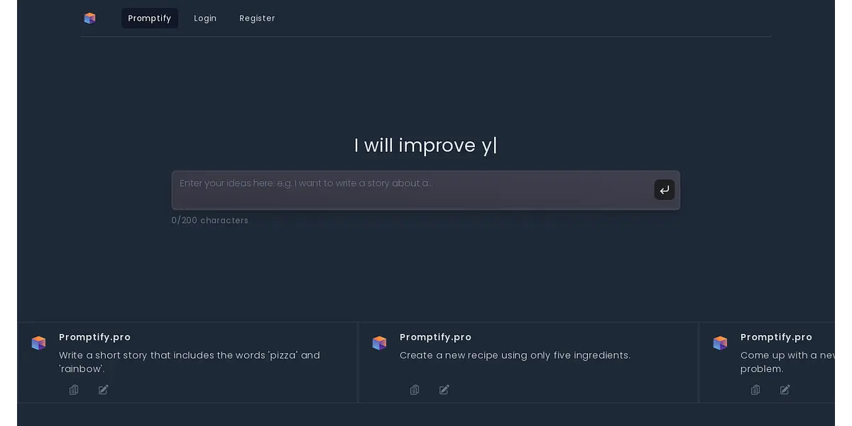 Promptify Editor