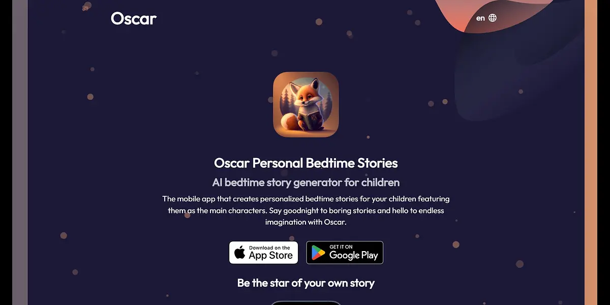 Oscar-bedtime story generator