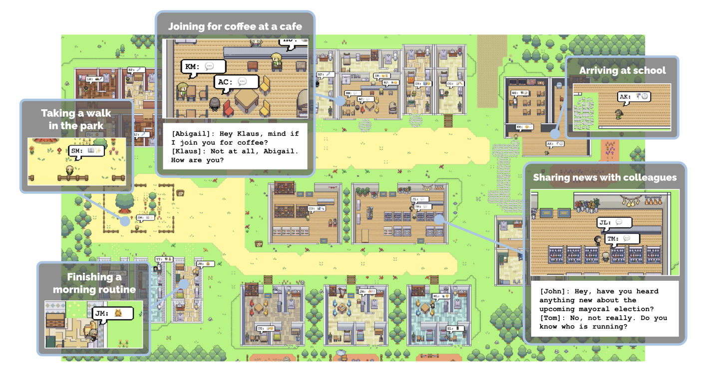 AI Researchers Create Believable Virtual Town