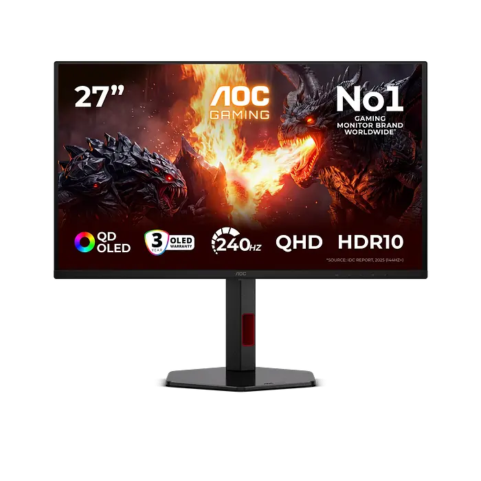 AOC Unveils Affordable 27-Inch QD-OLED Monitor for Gamers