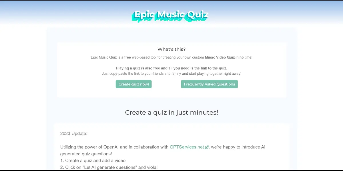 EpicMusicQuiz