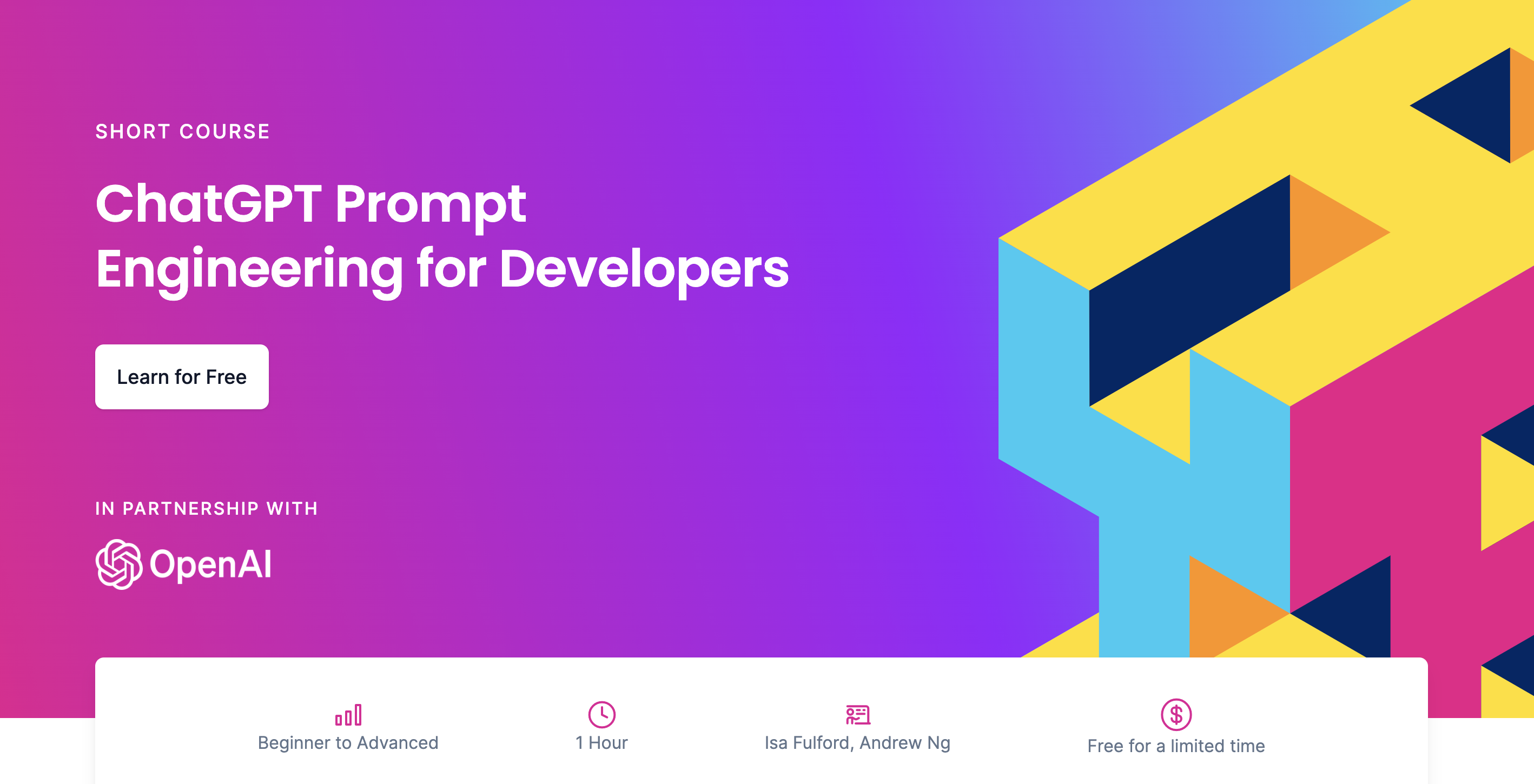 Learn ChatGPT Prompt Engineering for Developers - Free Course by Open AI & Andrew Ng