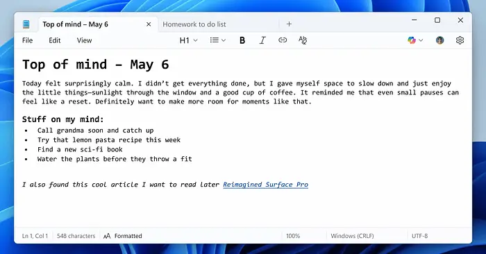 Microsoft Revamps Notepad with Bold New Features!
