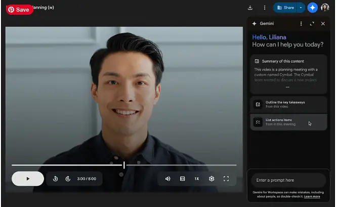 Google's Gemini AI Revolutionizes Video Summarization for Workspace Users!
