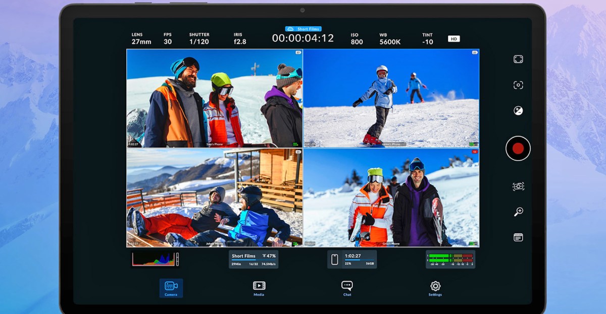 Blackmagic Camera 2.0 Lands on Android with Tablet Support!