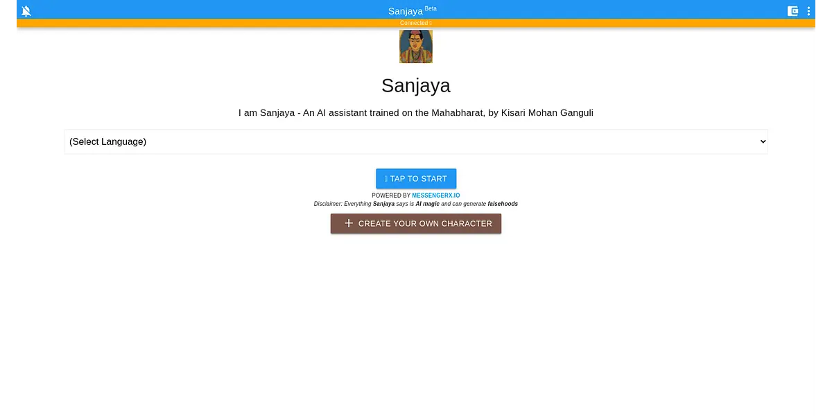 Sanjaya chatbot