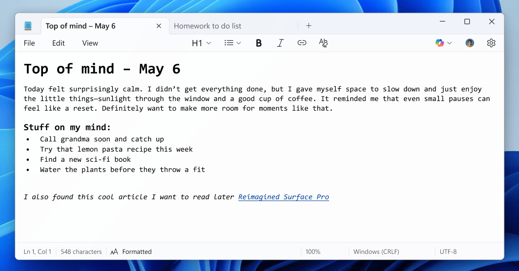 Microsoft Revamps Notepad with Bold New Features!