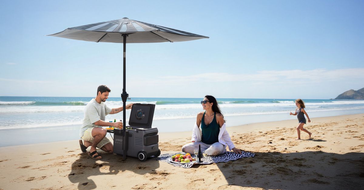 Anker Unveils Solar-Powered Umbrella and Cooler at CES 2025