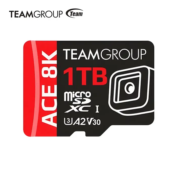 TEAMGROUP Launches ACE 8K MicroSDXC Optimized for 8K Cameras!