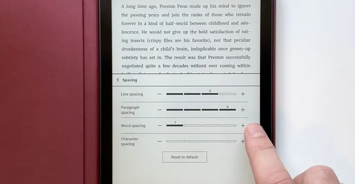 Amazon Enhances Kindle Accessibility with New Spacing Features
