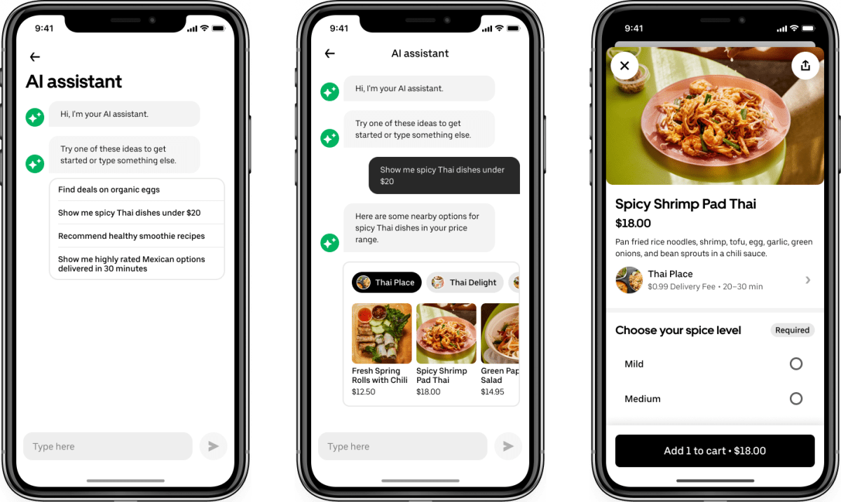 Uber Eats to Launch Chatbot Function for Customers in the U.S., U.K., Australia, and Canada