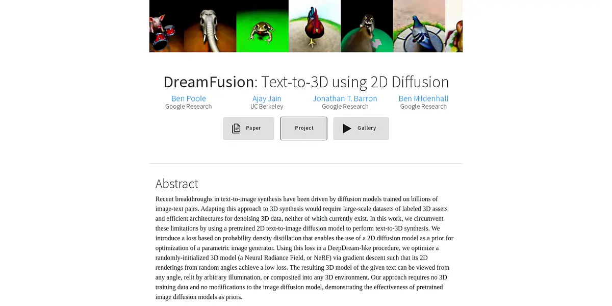 DreamFusion