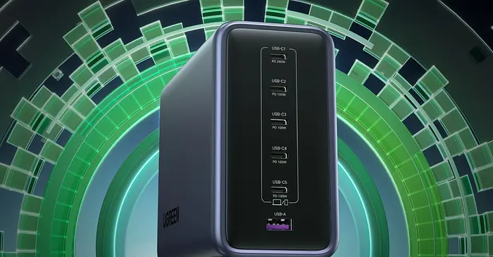 Ugreen Unveils Supercharged Desktop Charger: Power Up to 5 Laptops!