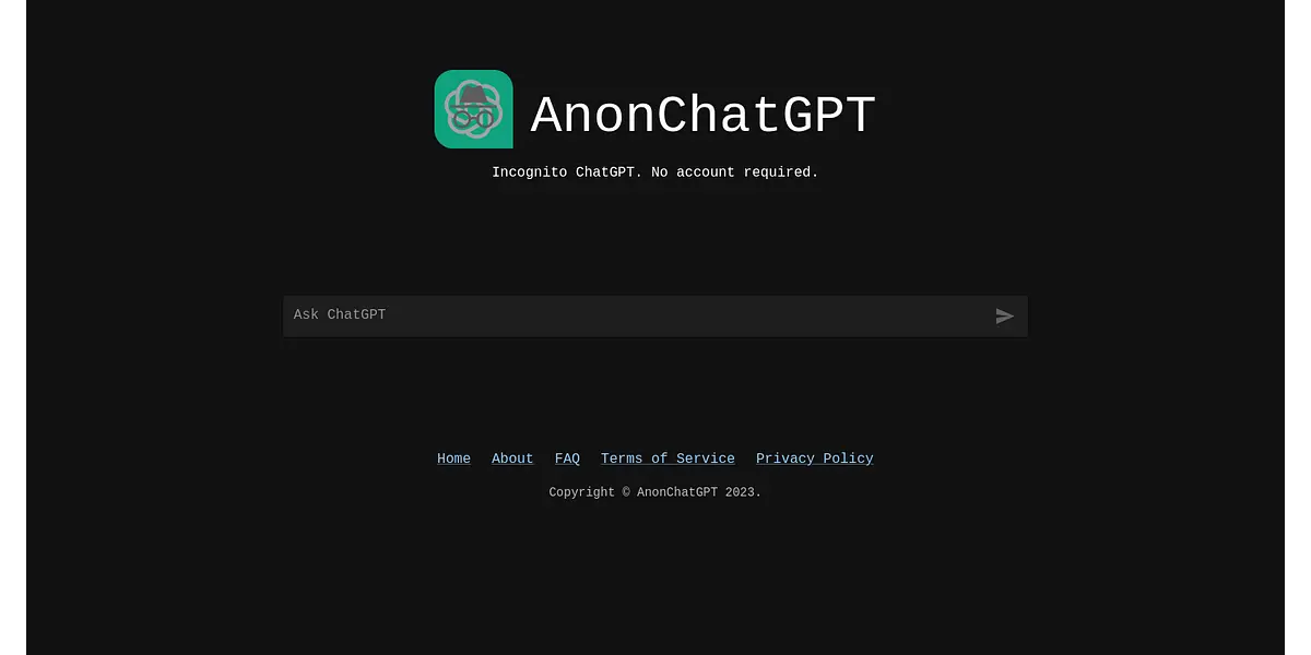 AnonChatGPT