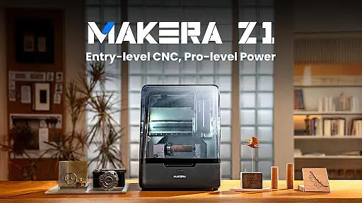 Makera Launches Game-Changing Z1 CNC Machine on Kickstarter