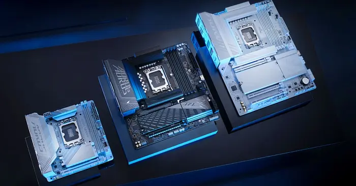 GIGABYTE Unleashes AI Power with B800 Motherboards at CES 2025!