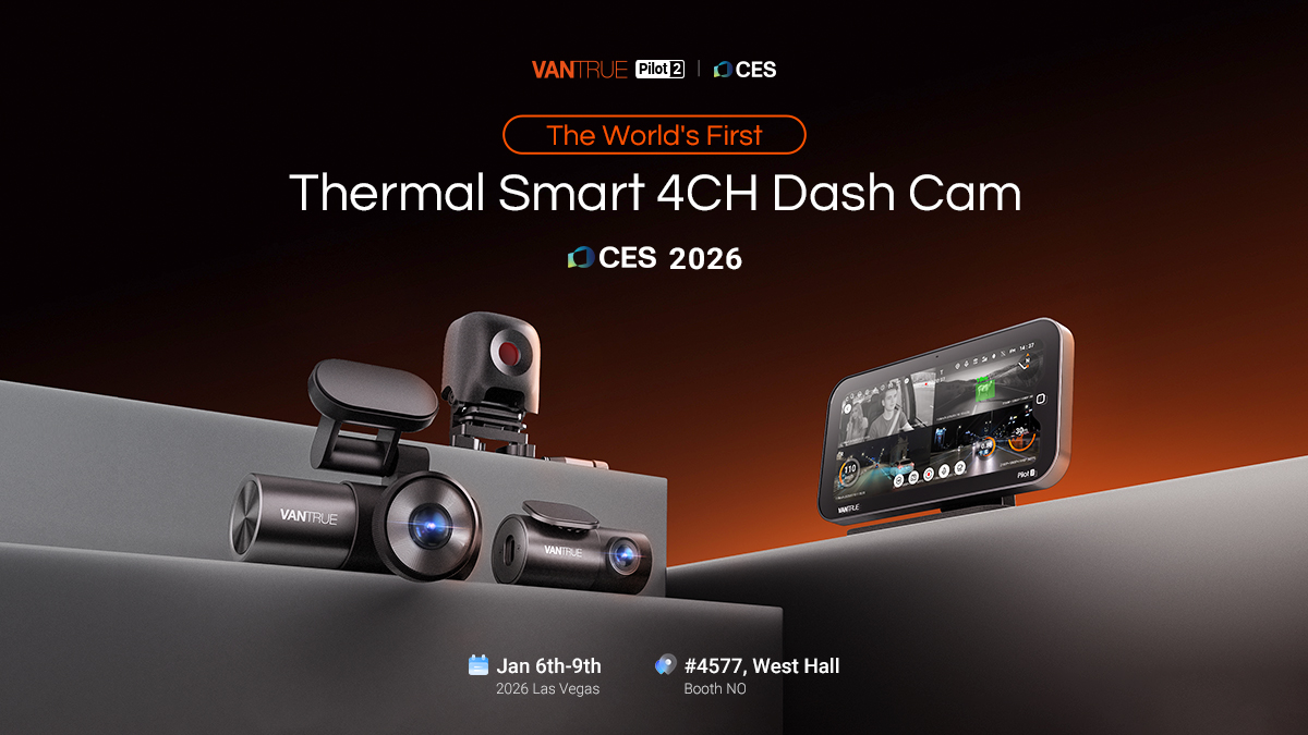 Vantrue Unveils Pilot 2: The Dash Cam Revolution with Thermal Imaging!