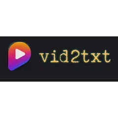 Vid2txt Logo