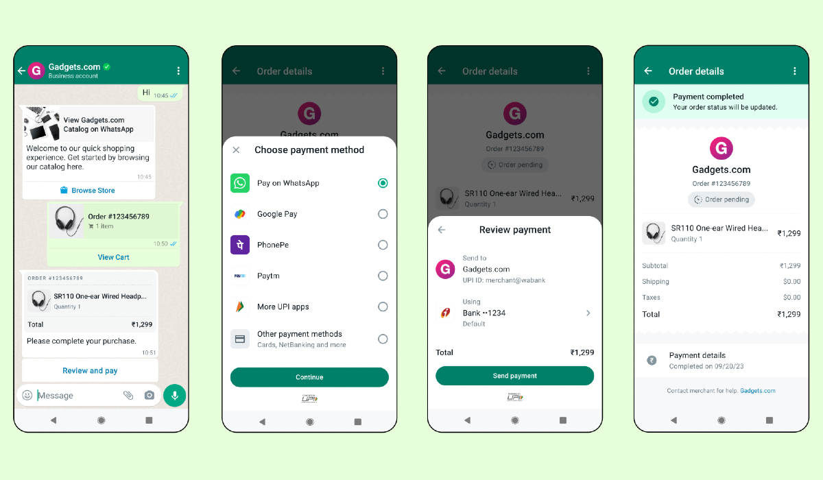 WhatsApp Launches New Payment Feature, Revolutionizing Indian Business Transactions