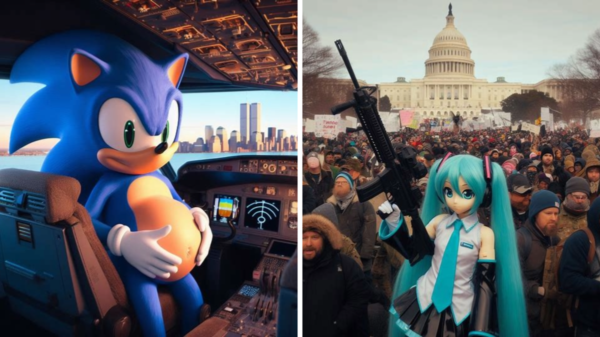 AI Image Generators Go Viral With Boobs and 9/11 Shitposting
