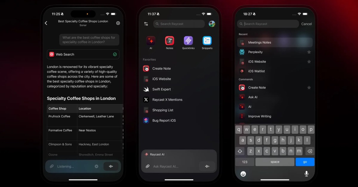 Raycast Launches on iOS: A Powerful Companion App for Notes and AI!
